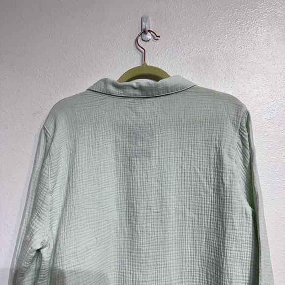 Lucky Brand Light Green Button Down Sz L NWT - Picture 8 of 12